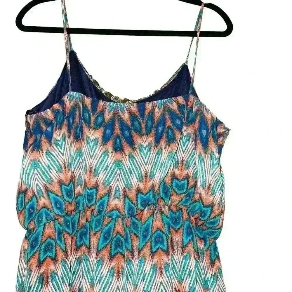 City Triangles Sun Dress Size XL Southwest Print Cruise‎ Party Evening Wear - Picture 4 of 16